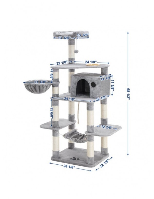 64" Byerly Cat Tree or Condo  64" Byerly Cat Tree or Condo 