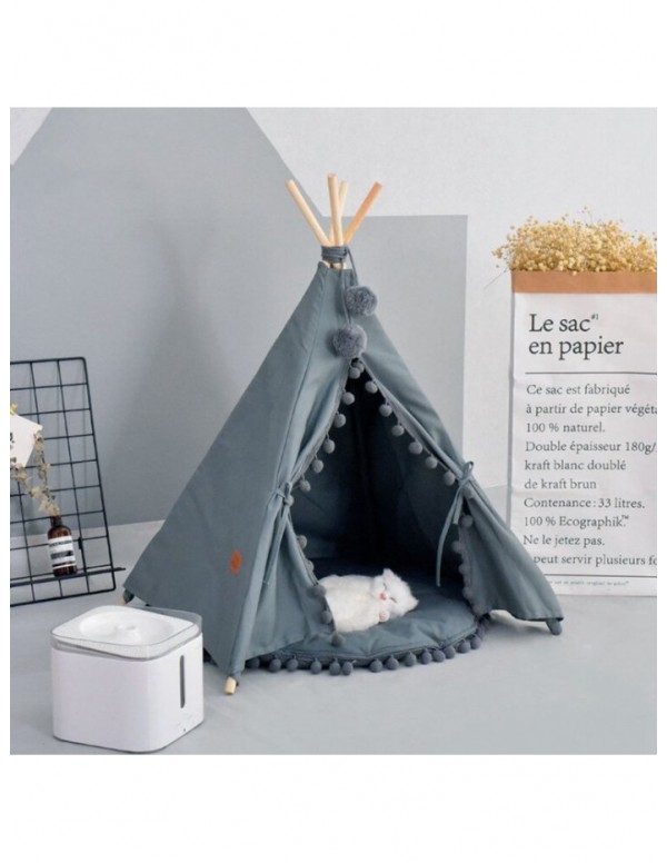 Dargan Blue Wood Dog House